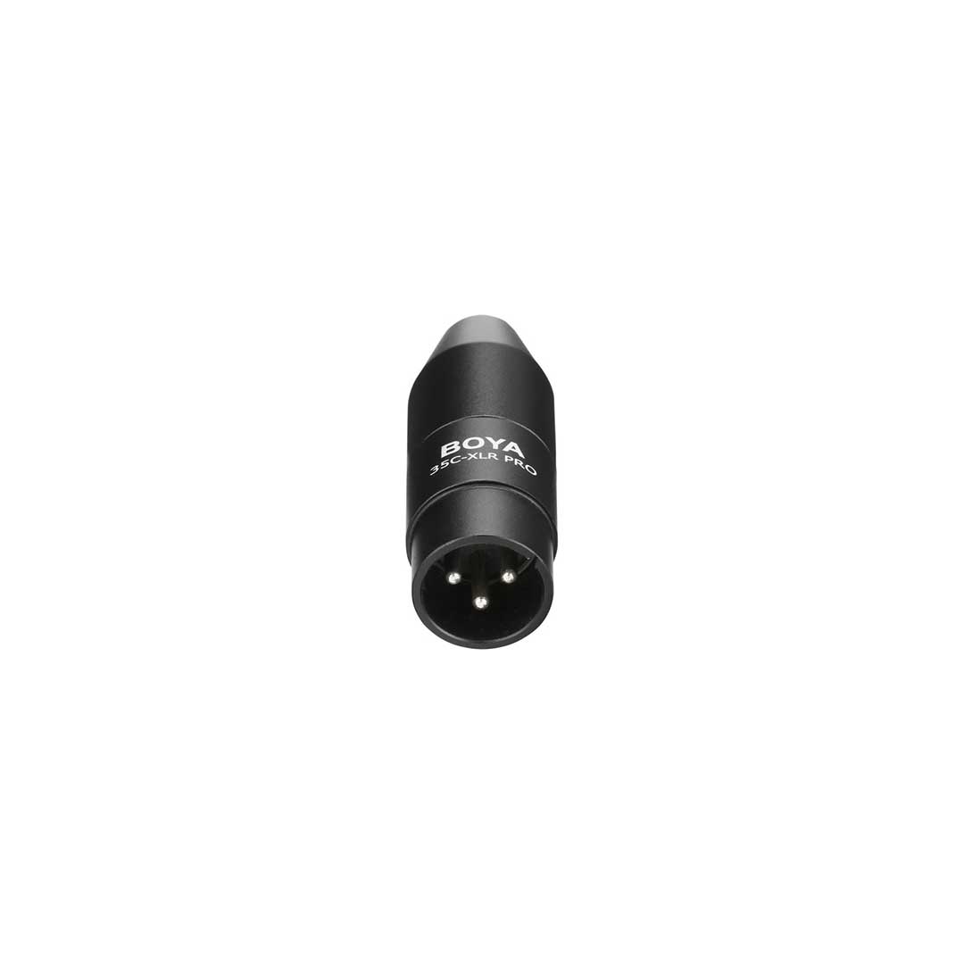 Boya 35C-XLR Adattatore Da Mini Jack A XLR Con Adattatore Di Tensione – Per Microfoni E Dispositivi Audio - 3