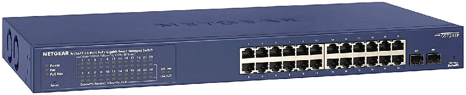 Netgear GS724TP 24 Port Prosafe Gigabit POE Manage Switch