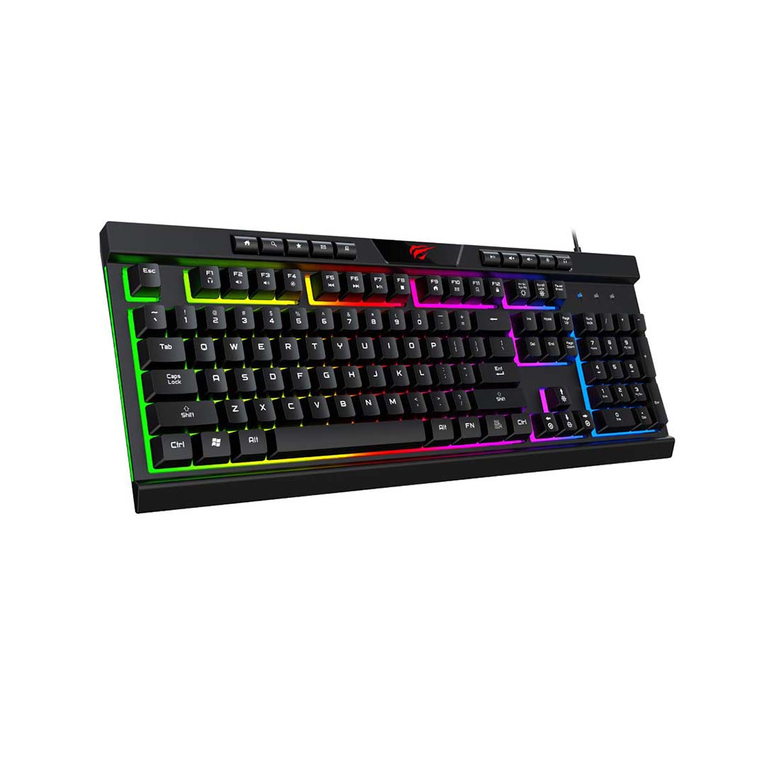 Havit GameNote KB500L Multi-Function LED Backlit USB Gaming Keyboard Black
