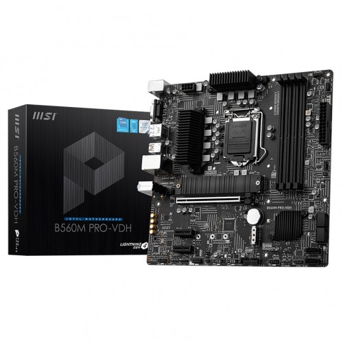 MSI B560M PRO 10th and 11th Gen Micro ATX Motherboard