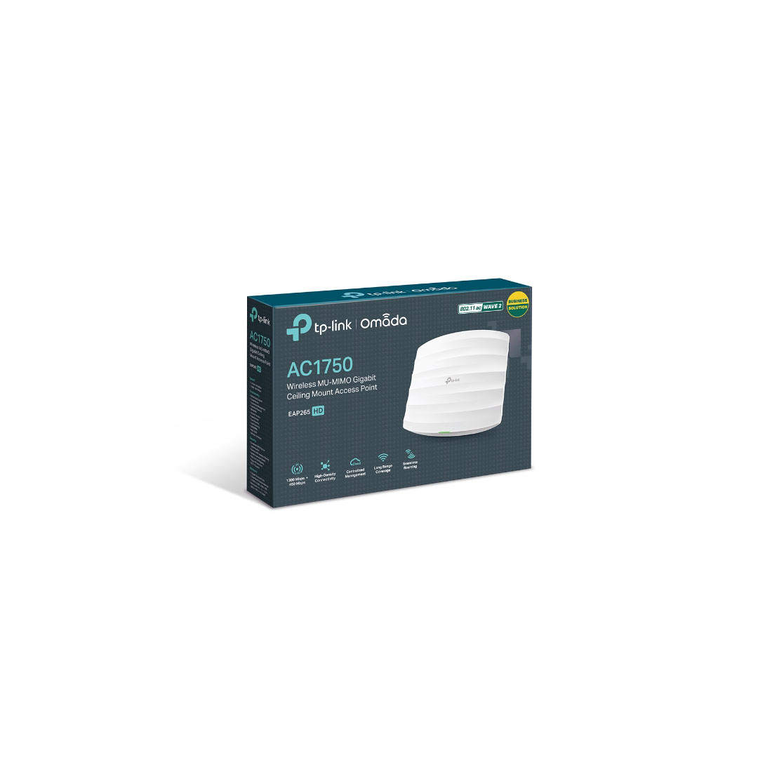 TP-link EAP265 HD AC1750 Wireless MU-MIMO Gigabit Ceiling Mount Access Point