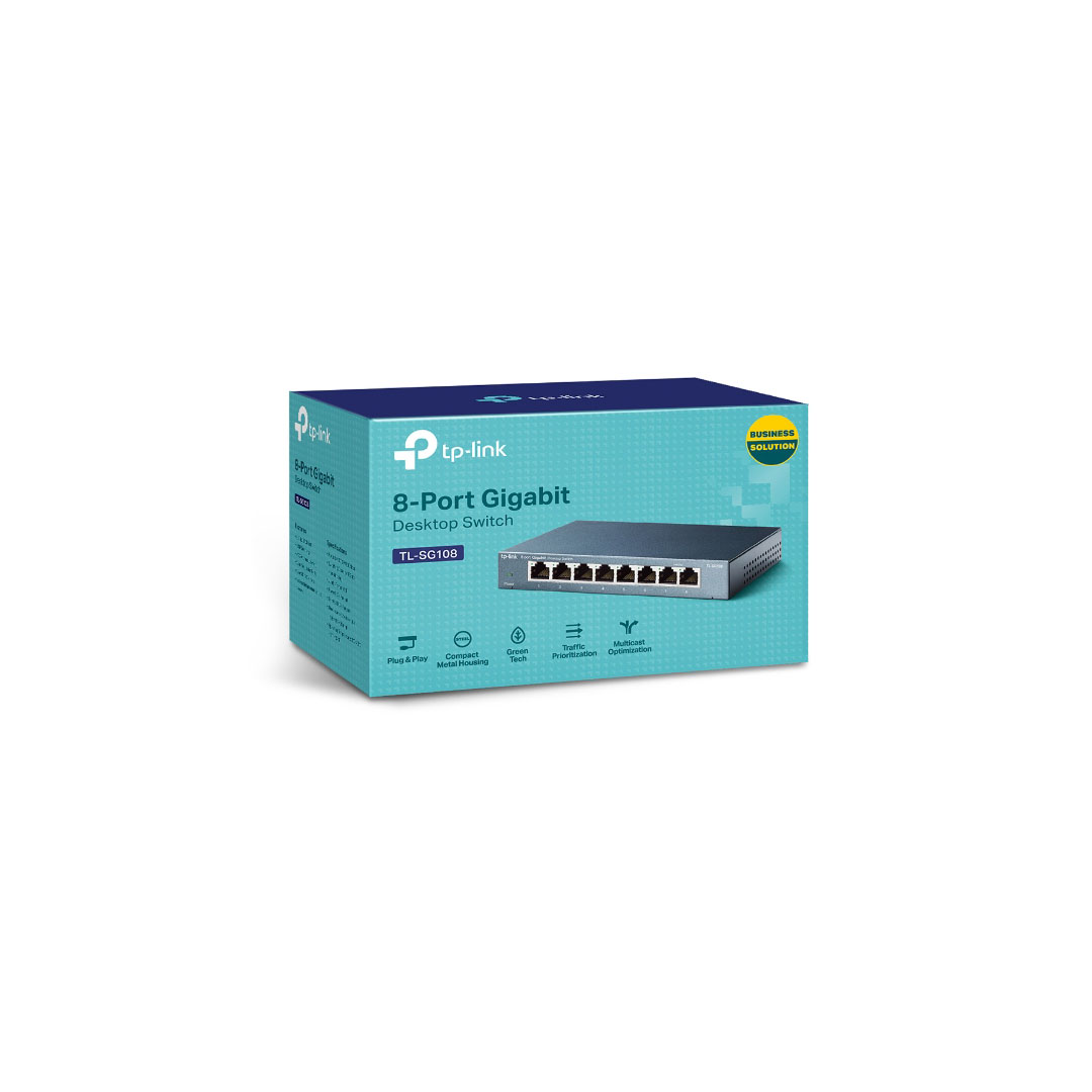 TP-Link TL-SG108 V5 Switch 8-Port Desktop