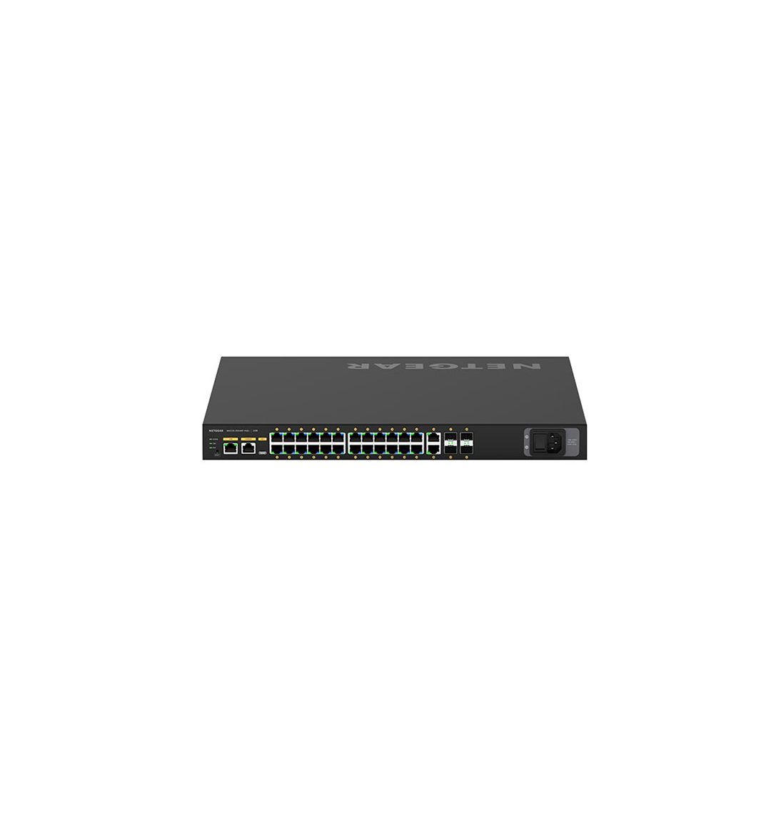Netgear M4250-26G4F PoE+ AV Line 30 Port Gigabit Managed Switch ...