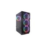 PC Power GC2301 ARGB Black Gaming Casing