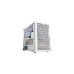 PC Power Dark Flow Mesh Elite Mid Tower ATX Gaming Case White