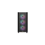 PC Power Flow Dark Mesh Mid Tower Black