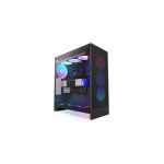 NZXT H7 Flow RGB Mid Tower ATX Airflow Casing Black