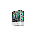 Value-Top NUBIA20F5W Micro ATX Full White Gaming Casing