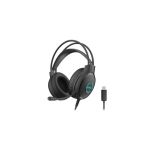 A4TECH FH300U Fstyler Neon Backlit Stereo USB Headphone - Black