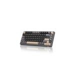 Royal Kludge RK M75 RGB Tri-Mode Hot-Swappable Silver Switch Mechanical Keyboard