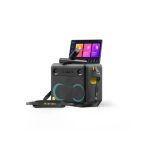 Ikarao Xtreme Break X2 All in One Karaoke Portable Bluetooth Speaker With Built-In 10 Inch Tablet And Wireless Microphone