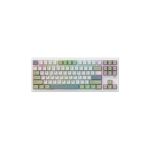 AJAZZ QS87 MAX Tri-Mode CNC Aluminum Keyboard - Plus White
