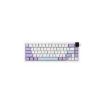Ajazz AK650 Tri-Mode White Purple Mechanical Keyboard