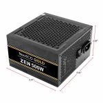 Antec NeoECO Gold Zen NE500G 500W 80 PLUS GOLD Certified Power Supply