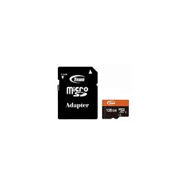 Team 128GB MicroSDHC/SDXC UHS-I U1 C10 Memory Card with Adapter