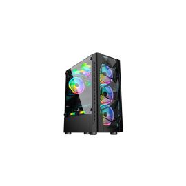 OVO 335D ARGB Mid Tower Black Gaming Casing