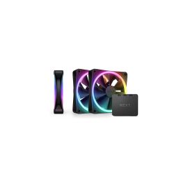 NZXT F120 RGB DUO (3x Fan) 120mm RGB Casing Fan - Black