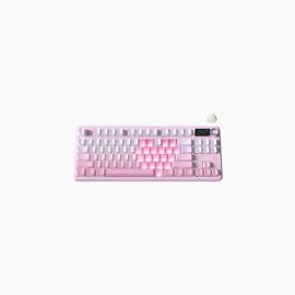 AJAZZ MK87 Tri-Mode Mechanical Keyboard - Gradient Pink