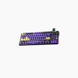 AJAZZ MK87 Tri-Mode Mechanical Keyboard - Transparent Purple