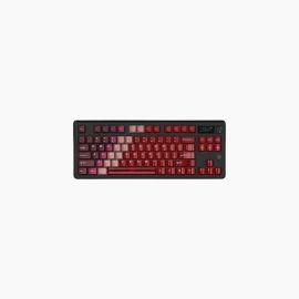 AJAZZ MK87 Tri-Mode Mechanical Keyboard - Transparent Red