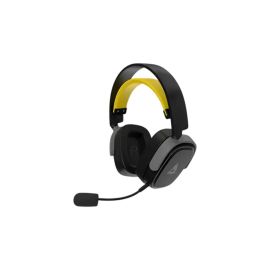 Ajazz AHM09 MAX Tri-Mode Gaming Headphone - Black, Grey & Yellow