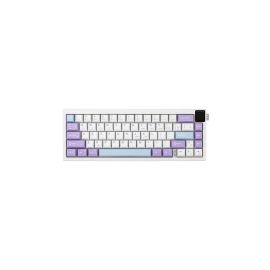 Ajazz AK650 Tri-Mode White Purple Mechanical Keyboard