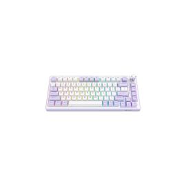 ONIKUMA MT707 Tri-Mode Mint Switches RGB Gaming Keyboard Purple