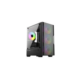 T-WOLF PHANTOM X4 RGB Gaming Case with 200W Power Supply