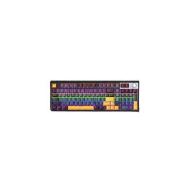 T-WOLF T78 Tri-Mode Hot-Swappable RGB Mechanical Gaming Keyboard Black Blue