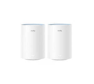 Cudy M1200 AC1200 Gigabit Dual-Band Mesh Wi-Fi 5 System Router (2-Pack)