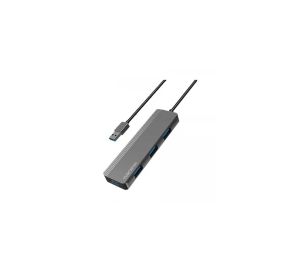 Yuanxin USB Male to Quad USB Female Black Hub