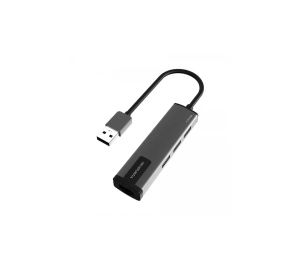 Yuanxin USB Male to Tri USB & Lan Female Sliver Converter