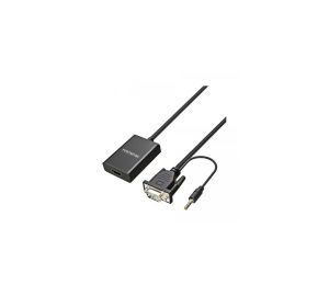 Yuanxin VGA Male to HDMI Female Black Converter with Audio