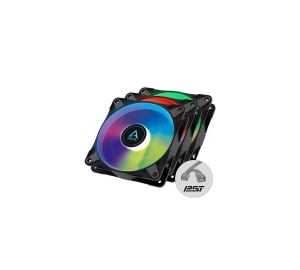 Arctic P12 PWM PST A-RGB Black - 3 pack