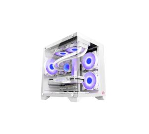 Monarch Mystery Box X5 Desktop Gaming Case White