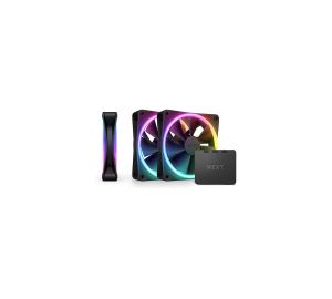 NZXT F120 RGB DUO (3x Fan) 120mm RGB Casing Fan - Black