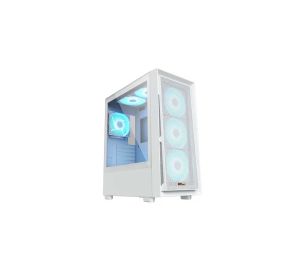 PC Power Crystal Mesh V3 WH ATX Desktop Gaming Casing