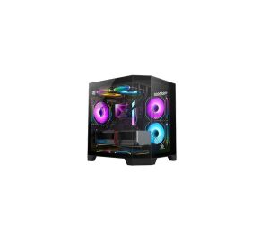 Revenger Air Box Mini 5 ARGB Black Gaming Desktop Case