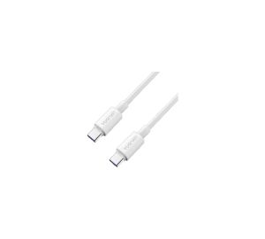 Yuanxin X-KC803 USB Type-C Male to Male, 1 Meter, White Data & Charging Cable