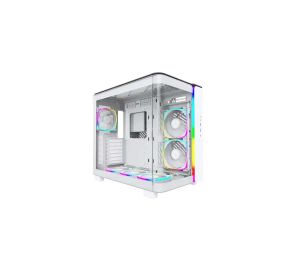 MONTECH KING 95 PRO ATX MID TOWER GAMING CASE WHITE