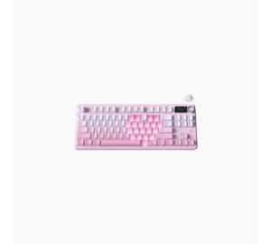 AJAZZ MK87 Tri-Mode Mechanical Keyboard - Gradient Pink