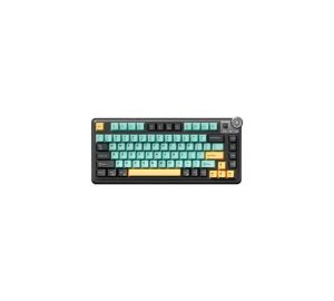 Lingbao MK75 Tri-Mode Mechanical Keyboard - Dark Green Orange