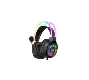ONIKUMA X22 Cool RGB Dynamic Light Wired Gaming Headset (Black)