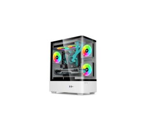 Value-Top NUBIA20 F5W-MI Micro ATX Full White Gaming Casing
