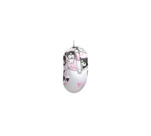 T-WOLF G550 RGB Wired Gaming Mouse White with Pink Grip
