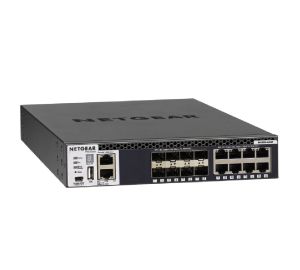 Netgear XSM4316S 8 Port Pro Safe 10G Fiber & 8-Port 10G Ethernet L3 Stackable Managed Switch