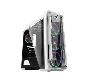 Gamemax Optical G 510 White RGB Led Fan Gaming Casing