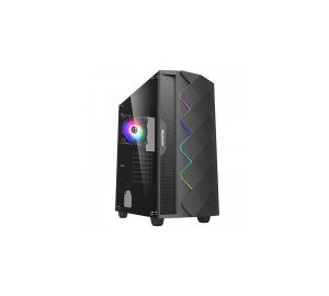 Max Green A361 RGB Mid Tower Black Case