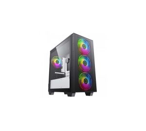 Max Green A667BK Mini Mesh Micro-ATX Black Casing