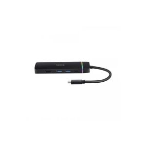 Yuanxin Type-C Male to HDMI, USB 3.0, USB 2.0, Lan & PD Female Black Converter